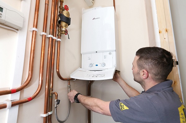 Установка газового котла 3